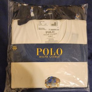 Polo Bear Cotton Jersey Sleep Set - New in Package